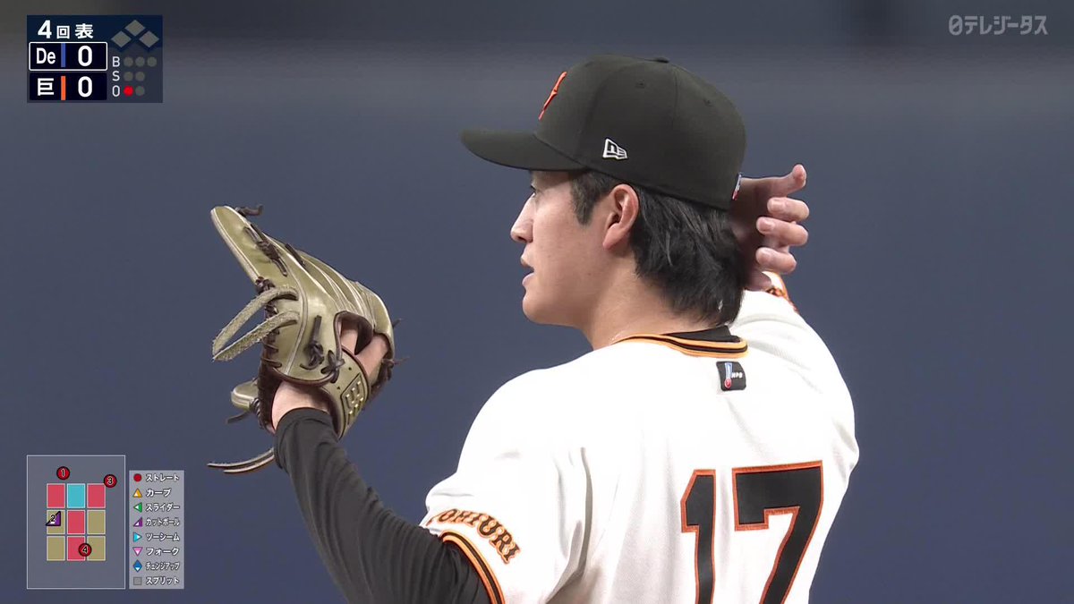 文句なし 急遽の先発も堂々のピッチング 西舘勇陽 6回無失点10奪三振 ※映像は4回の奪三振 ⚾️巨人×DeNA #ジャイアンツ #だったらDAZN