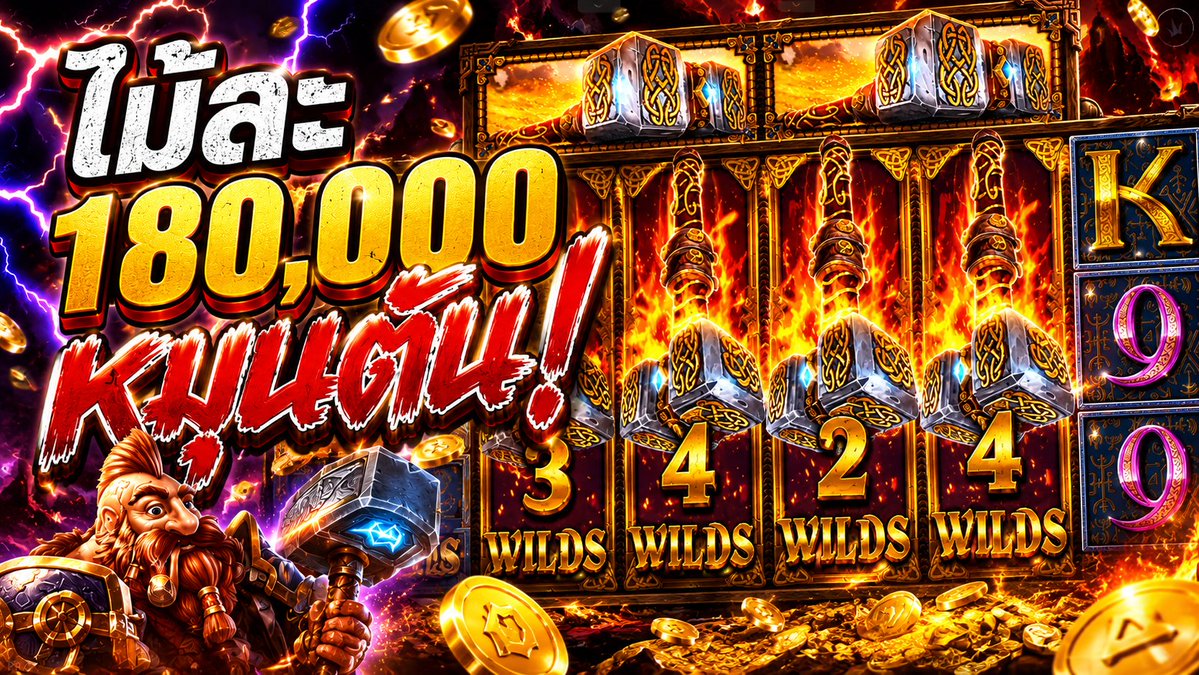 ไม้ละ 180,000 หมุนตัน! | Power of Thor Megaways