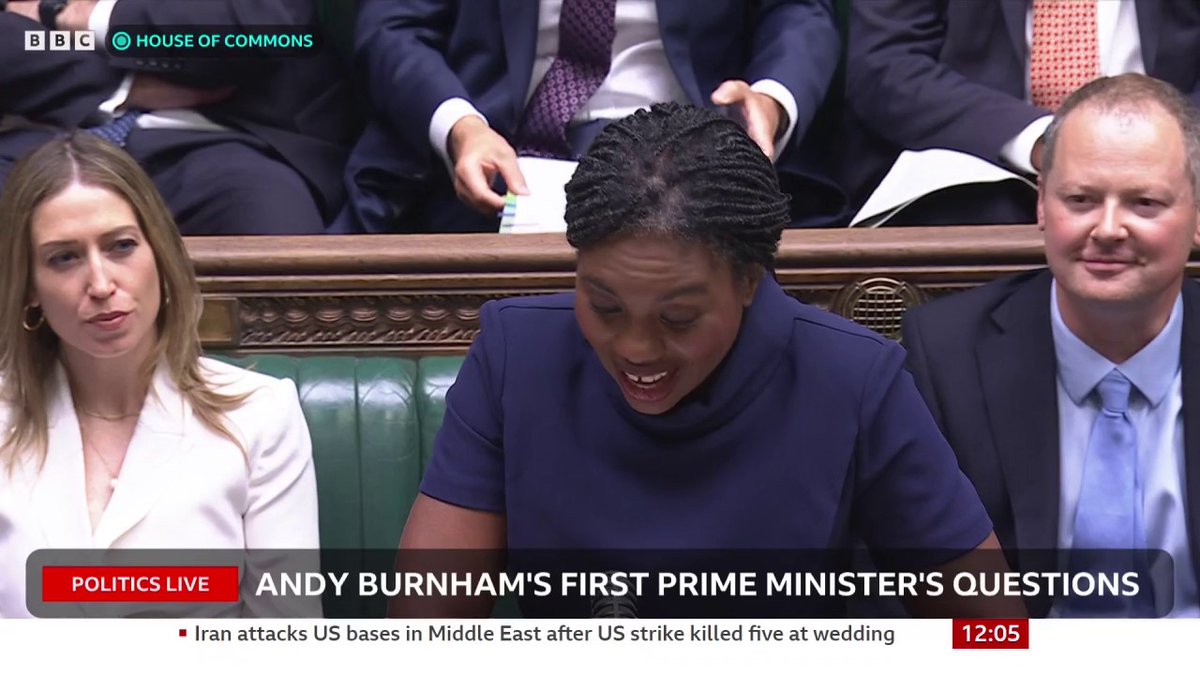 Kemi Badenoch asks Prime Minister Andy Burnham if he said "no" to any spending request he was asked for during his first statement in Commons on Tuesday The PM tells the Conservative leader that he was "clear" that he wants the "welfare bill down" #PMQs