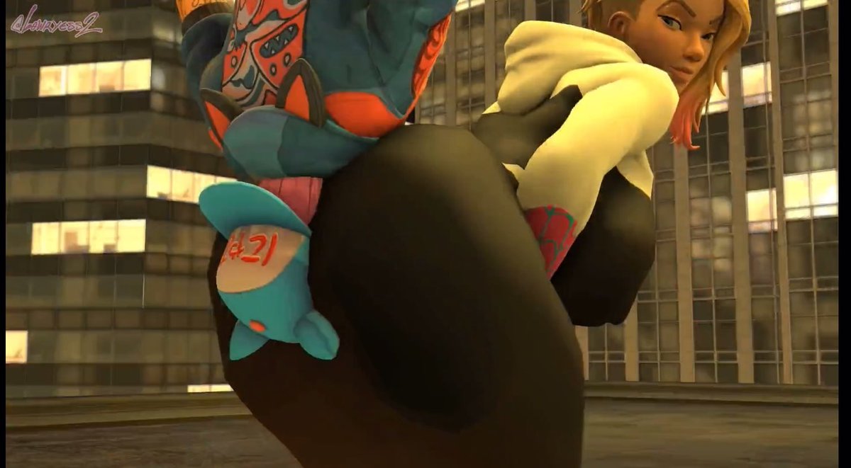 Spider Gwen facesitting Fart #spidergwen #fart #stinkface