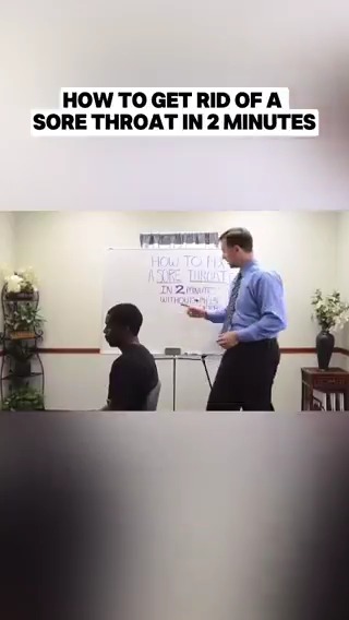 This is how to get rid of a sore throat FAST. Did you know this was possible? Dr. Eric Berg, DC, not MD; information only