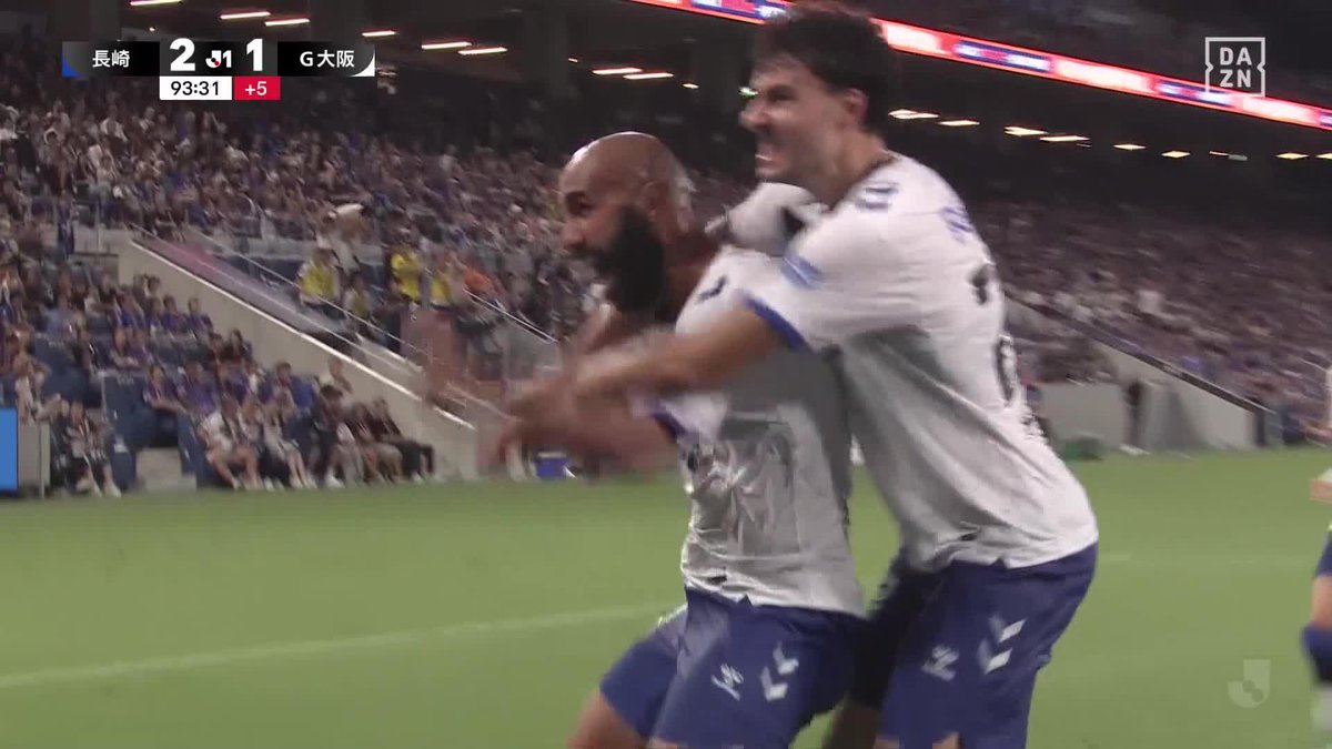 あまりにも劇的 🇸🇪デニス ヒュメット 🇹🇳イッサム ジェバリ 後半投入のFWコンビが 土壇場で窮地を救う2ゴール! 🇯🇵明治安田J1リーグ第5節 🆚長崎×G大阪 #Jリーグ #だったらDAZN