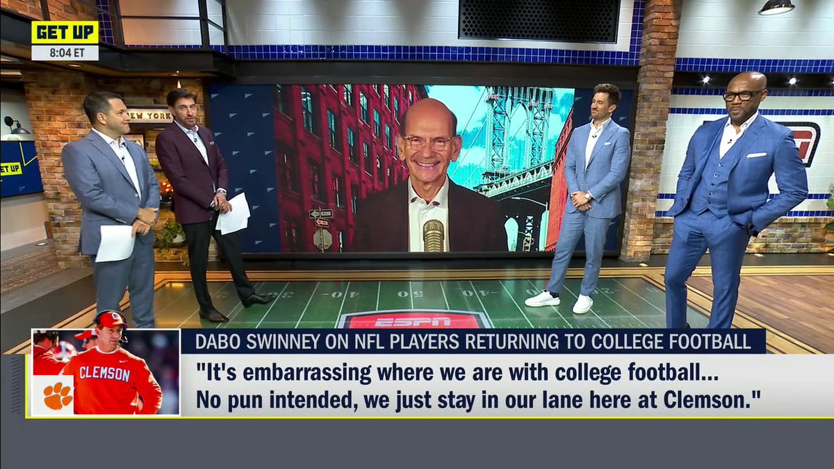 “I don’t think I’ve agreed with Dabo Swinney in ten years on anything. He’s 100% right, and almost everyone in college football agrees with him that does not live in Baton Rouge, Louisiana.” Paul Finebaum weighs in on Dabo Swinney's comments surrounding Lane Kiffin 😳