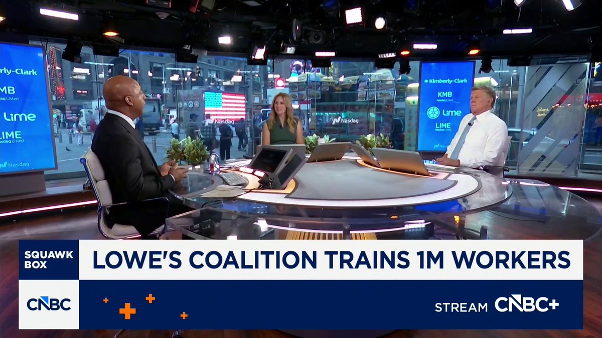 Lowe's is partnering with other companies to train a million workers in the U.S. CEO Marvin Ellison says, "I'm very fortunate and blessed that I went to college, I got an MBA, but there are multiple paths to success."