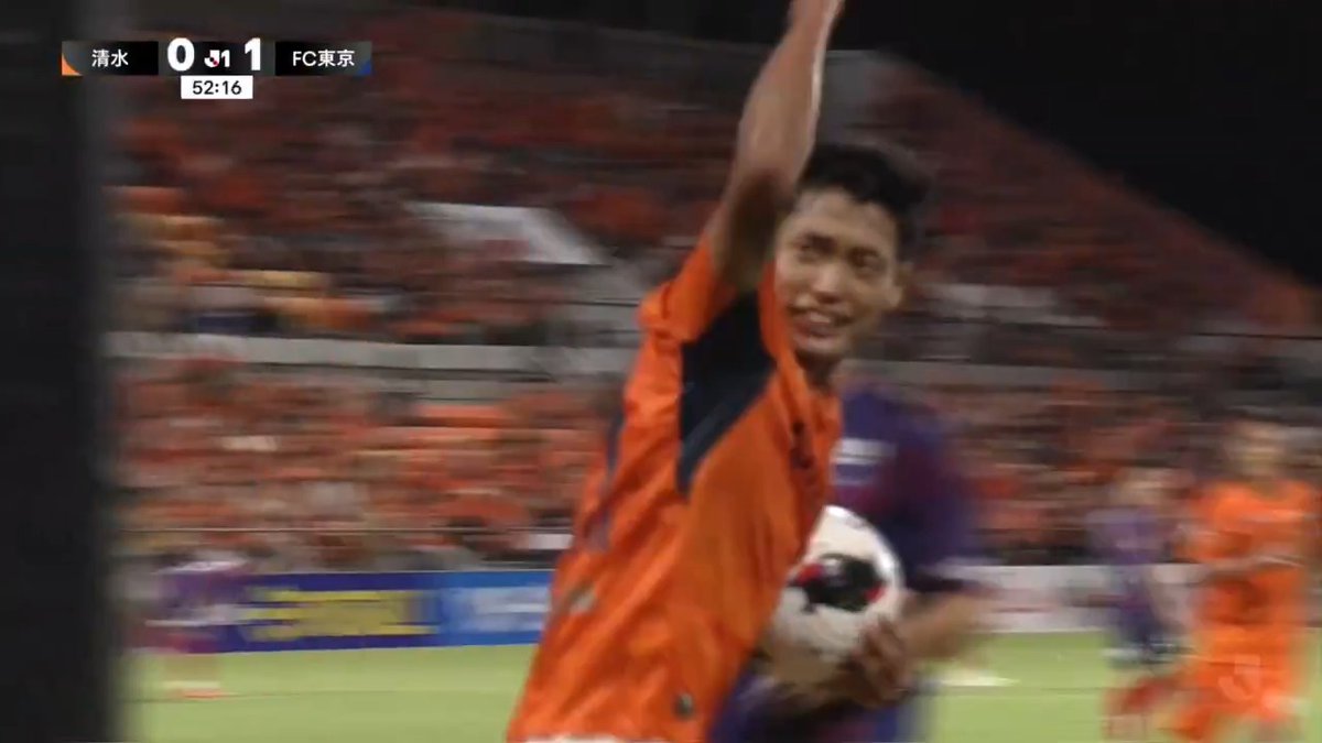 🎦 ゴール動画 🏆 明治安田Ｊ１リーグ 🆚 清水vsFC東京 🔢 1-1 ⌚️ 53分 ⚽️ 木下 康介（清水） #Ｊリーグ