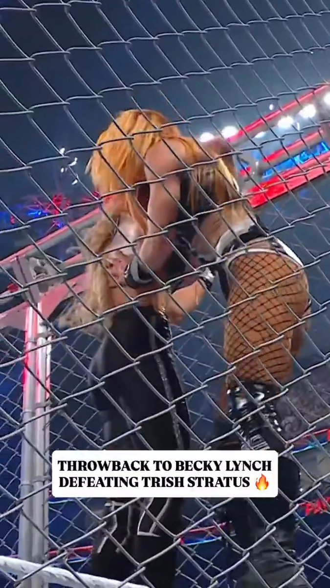 A BIG win for Rebecca Quin #OTD in 2023, defeating WWE Hall of Famer, Trish Stratus at Payback! 💪☘️