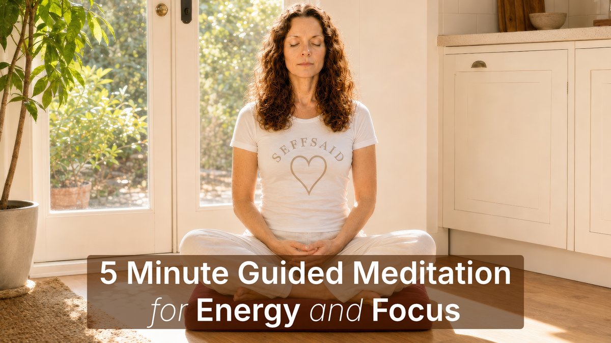 Take 5 minutes to clear mental fog, restore energy and prepare for whatever comes next with this guided meditation. Perfect for mornings, afternoon slumps or whenever you need a mental reset. The script, narration and music were all created and produced in-house by SEFFSAID.