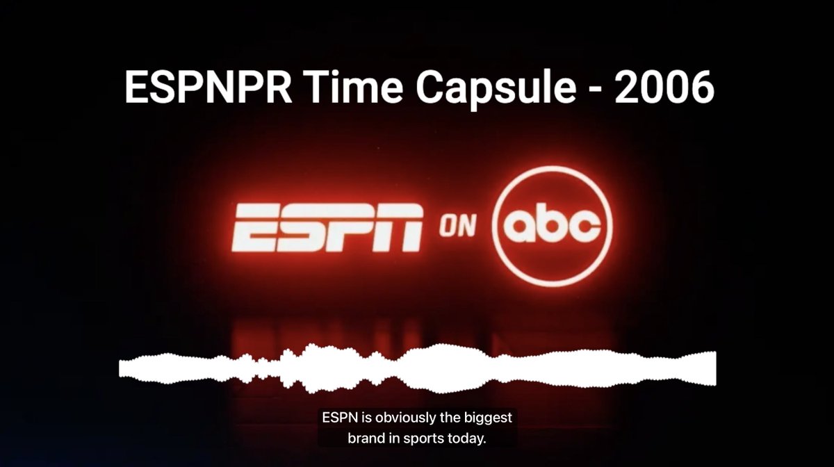 Did you know? Sept. 2 is the 20th anniversary of the debut of 'ESPN on ABC' The latest ESPNPR Time Capsule highlights an Aug. '06 press call when then-President George Bodenheimer outlined reasons Disney was leaning into the strength of the ESPN brand
