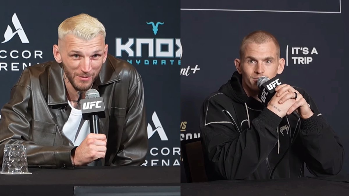 🚨Dan Hooker trolls Ian Garry at the beginning of media day. 😂 🗣“Guys Before we start, can we keep it professional. Speaking to you, you fu*cking scumbag.” 😅 📽 Via (The Mac Life)