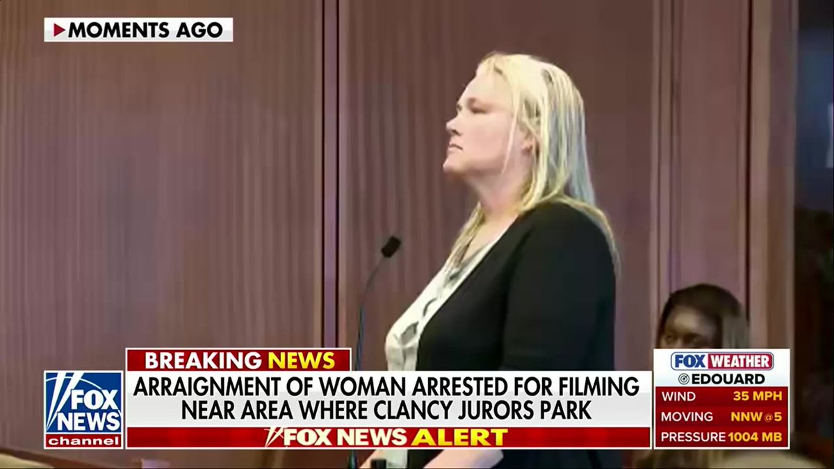 BREAKING: The woman accused of filming jurors in the Lindsay Clancy trial is in serious legal trouble. Prosecutors say 56-year-old Dawn Light filmed jurors outside the courthouse and entered a restricted area despite a court order prohibiting jurors from being photographed or filmed. Light pleaded not guilty to felony jury intimidation. She could face up to 20 years in prison if convicted, with prosecutors saying the potential penalty is increased because the Clancy case carries a possible life sentence.