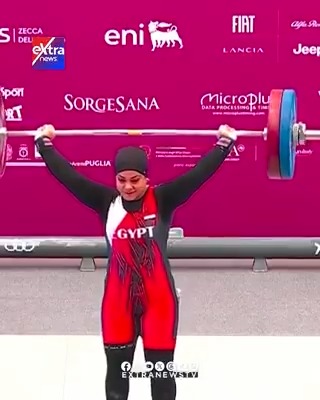 لا جديد يذكر.. البطلة الأولمبية سارة سمير تتوج بميداليتين ذهبيتين في رفع الأثقال بدورة ألعاب البحر المتوسط 🇪🇬🇪🇬 #eXtranews
