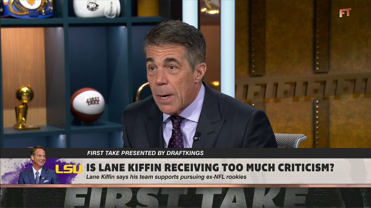 “[Lane Kiffin] went [to LSU] to win a championship. … He didn’t feel he had as good a chance at Ole Miss as he did at LSU.” Chris Fowler's thoughts on why Lane Kiffin left Ole Miss to go to LSU 👀