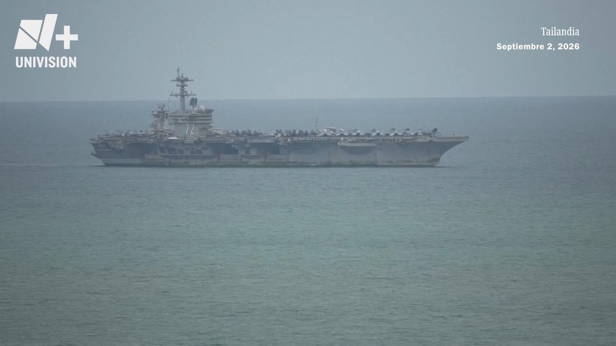 The USS Abraham Lincoln has docked in Thailand after spending more than 200 days at sea.