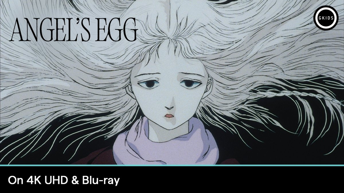 The highly influential cult classic ANGEL'S EGG from director Mamoru Oshii & artist Yoshitaka Amano comes to 4K Collector's Edition for the first time in North America. 🥚 Available September 22. Pre-order now exclusively at the GKIDS Store. 🪶