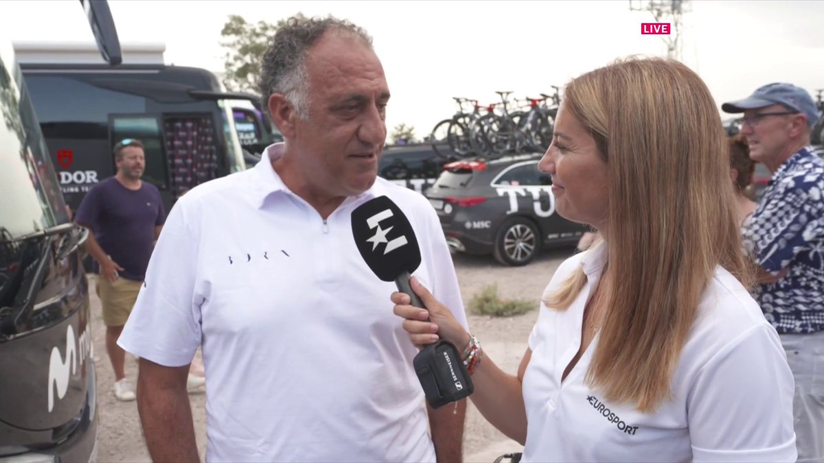 🎙️ Las sensaciones del Movistar Team y Enric Mas, por CHENTE GARCÍA ACOSTA: "Estamos muy felices, tanto por ver a Enric feliz como por todo el staff" "Nos falta, por circunstancias, un escalador. Cian (Uijtdebroeks) nos dejó muy pronto" #LaVuelta26 #LaCasadelCiclismo