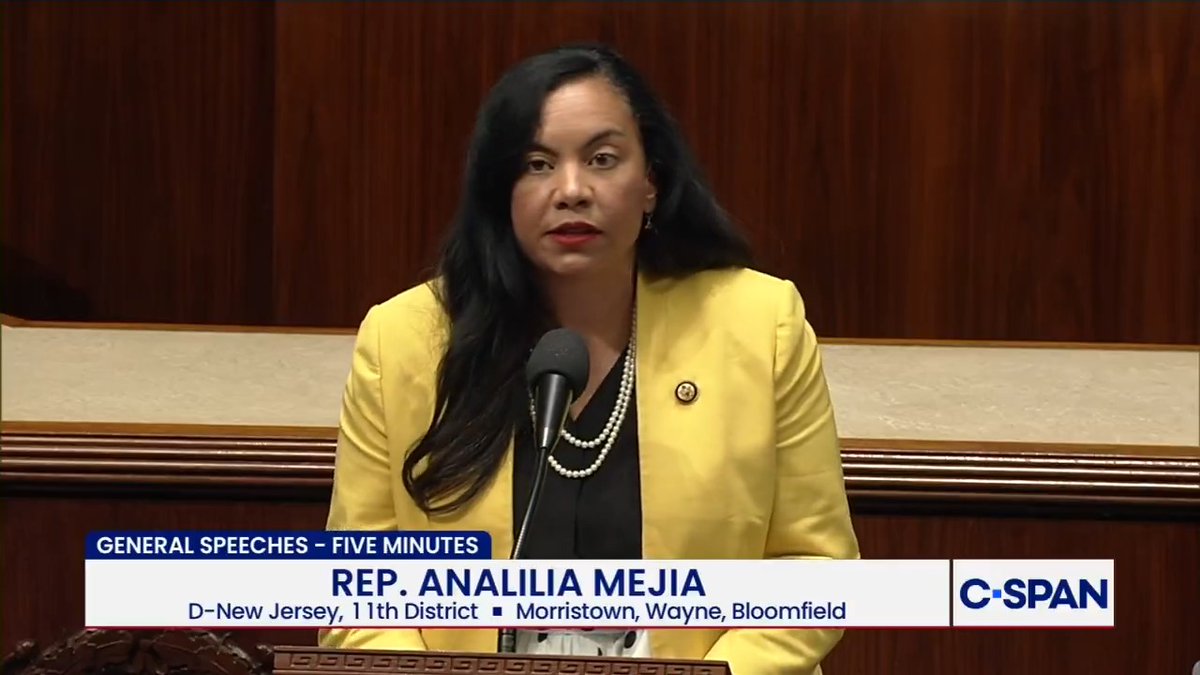 Rep. Analilia Mejia (D-NJ Congresswoman Analilia Mejia) on support of expansion of Supreme Court: "Expanding the court is one of the clearest tools we have to restore its integrity...I did not come to Congress to watch our democracy get dismantled in silence."