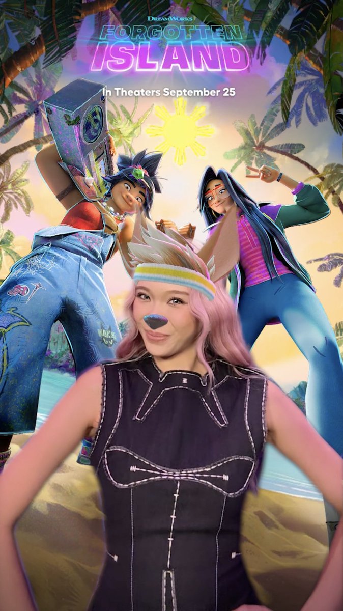 Are you ready to go FULL DOG? 😎 Check out the Forgotten Island Snapchat filter and see Forgotten Island only in theaters September 25: