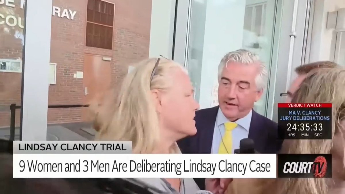 🏃♀️ The woman arrested outside Lindsay Clancy trial runs from courthouse after arraignment. 🎥: Court TV