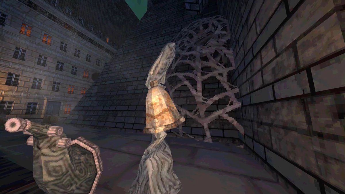 Blow the horn, Pongas appears... Turns out, even the most unsettling looking beings can be useful allies. He also really wants a big hat.