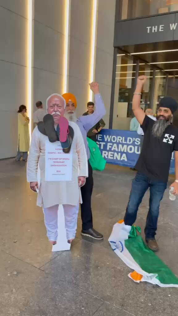“I WAS MISLED” — RIVERSIDE CHURCH SENIOR MINISTER ON SHARING STAGE WITH RSS CHIEF MOHAN BHAGWAT Following Sikhs For Justice (SFJ)’s “Indian Tiranga Kills Sikhs, Muslims & Christians” campaign and challenge to RSS Chief Mohan Bhagwat in New York, Reverend Adrienne Thorne, Senior Minister of The Riverside Church, called her participation in the event “a mistake.” Rev. Thorne said she was not told that it was an RSS event or that Mohan Bhagwat would be there. She made her position clear: “I do not support the RSS.” “I do not support Hindu nationalism.” “I was misled.” — Reverend Adrienne Thorne Senior Minister, The Riverside Church, New York City