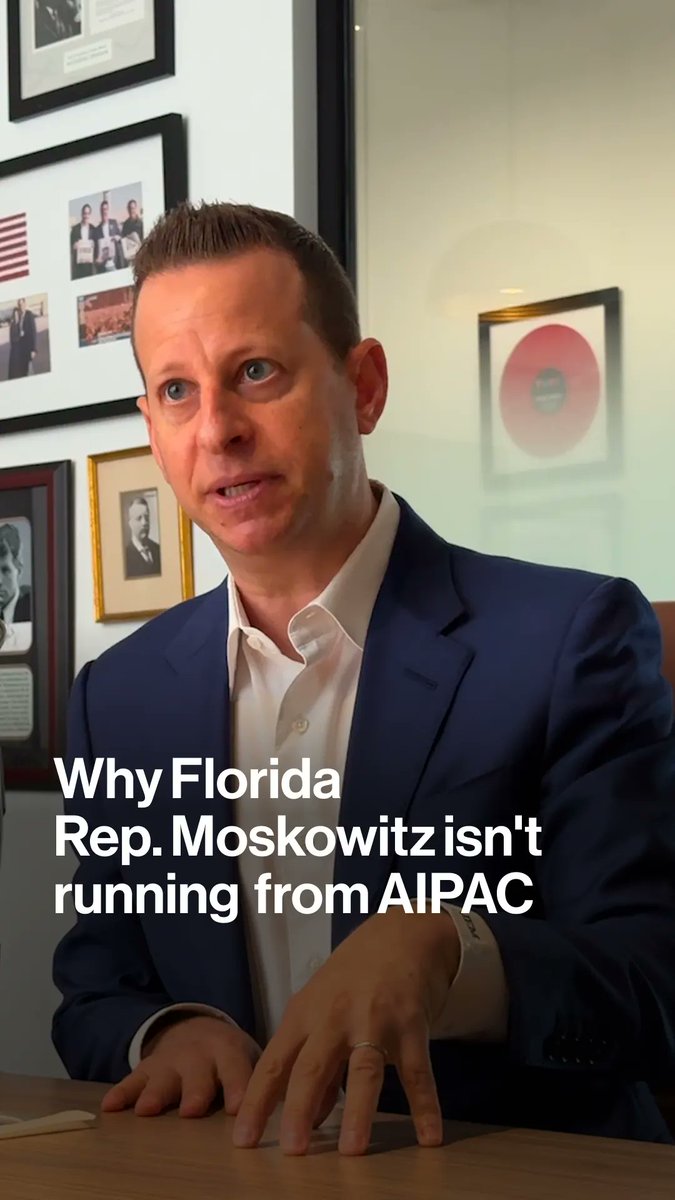 Many Democratic congressional candidates have seemingly spent the summer running away from AIPAC, but not Florida Rep. Jared Moskowitz. "I'm real worried about Jews here," he tells Bloomberg
