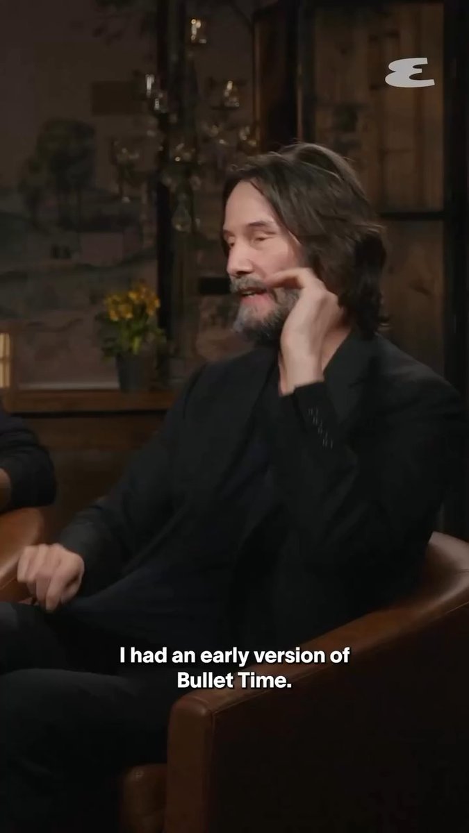 Keanu talks to Aziz about the Matrix.