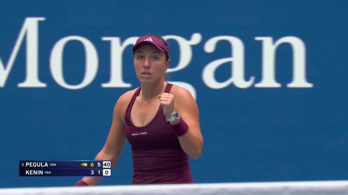 Untouchable 😮‍💨 Jessica Pegula is safely through to R3, sprinting past Kenin 6-3, 6-1 in under an hour!