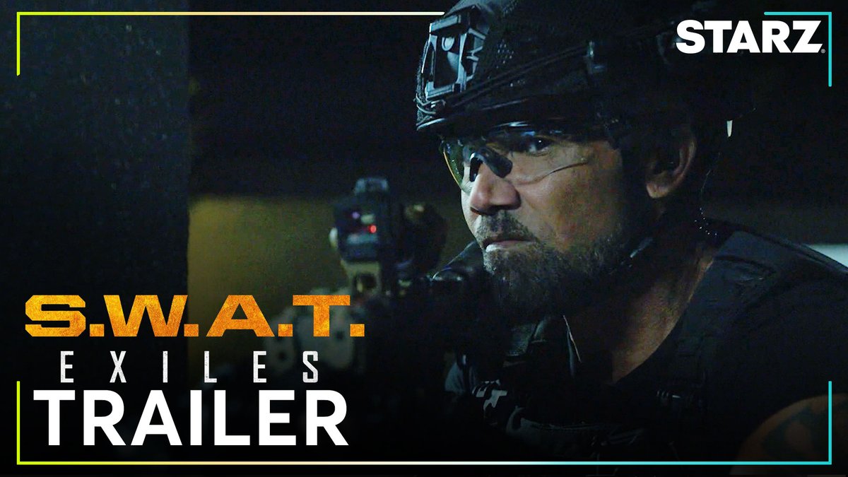 New mission. New home. Shemar Moore returns in the new series #SWATExiles premiering Sept 25, exclusively on STARZ.