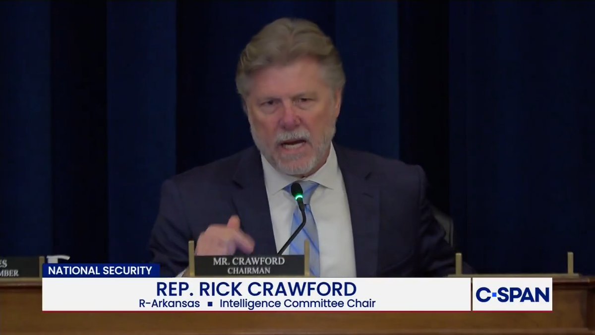.Rep. Rick Crawford (R-AR) pleads with Americans to secure their data privacy and for President Trump to take national security data threats seriously: "Guard your piece of the puzzle, it's that important, start asking questions, start being careful."