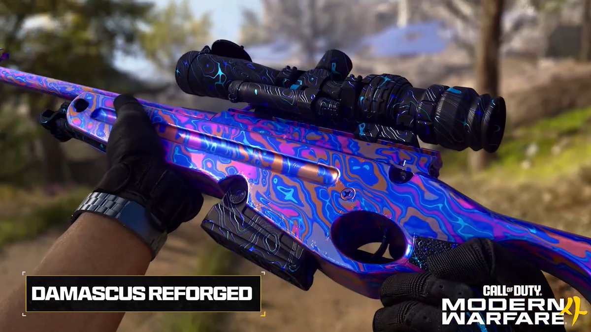 Modern Warfare 4 Warzone Mastery Camos, available starting with Season 1: 💥 Damascus Reforged 💥 Empyros 💥 Parallax