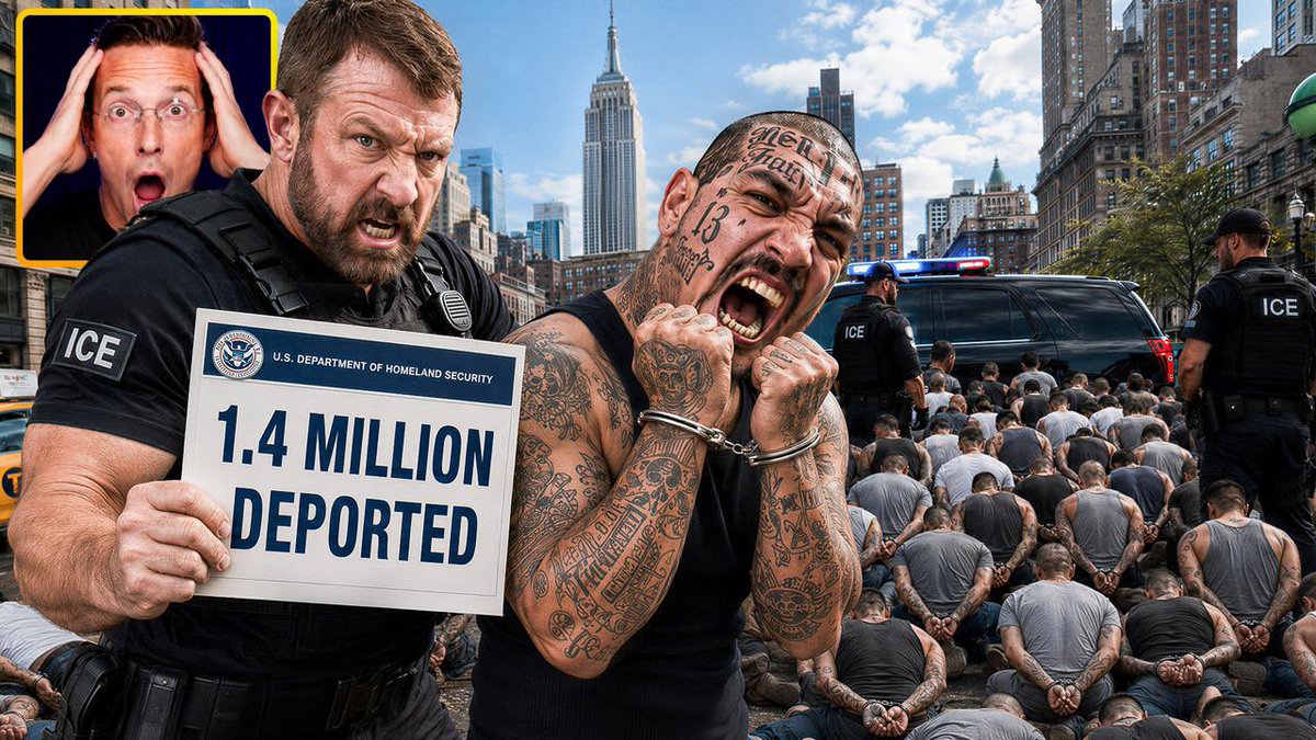 Deportations Just Skyrocketed. DHS Source Tells Me Something Massive is About to Happen... ICE arrests hit 50,000 in July and have set records for three months in a row. 2,100 illegals were arrested in New York as a part of 'Operation Rotten Apple' despite obstruction from sanctuary politicians. Temporary Protected Status is being ended. Asylum denials are at 94%. And things are just getting started. This is the single most important work by the Trump administration right now.