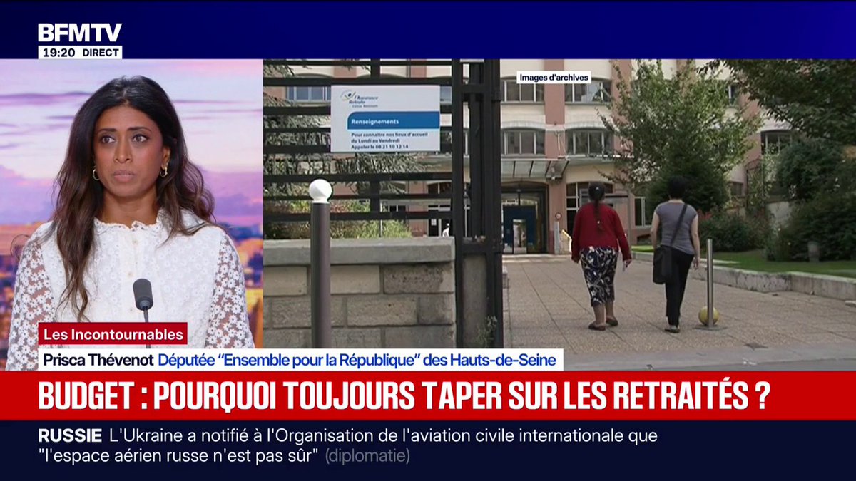 Retraites: "Il faut changer complètement notre système", affirme Prisca Thévenot, députée "Ensemble pour la République"