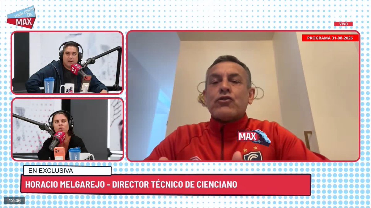 🎙️Horacio Melgarejo: "Le ganamos 2 clásicos a Cusco FC, uno en Liga y otro en Copa, pero nunca fuimos a gritarle a los 4 hinchas que tiene". #HablemosDeMAX #Cienciano Ingresa al programa 👉🏽 📅 De lunes a jueves a las 12:30 p.m.