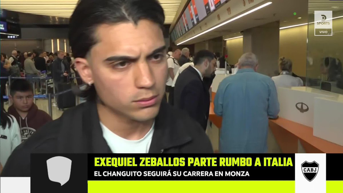 🗣️EXEQUIEL ZEBALLOS antes de irse a Italia: "Lea (#Paredes) siempre desde el 1° momento me ha dado consejos y para mí es un hermano mayor, le deseo lo mejor a él y al grupo, los voy a extrañar". "A Tomás #Aranda lo visité, le dije que tiene que trabajar y tiene el DON que es lo más difícil, le mando un beso muy grande a su familia".
