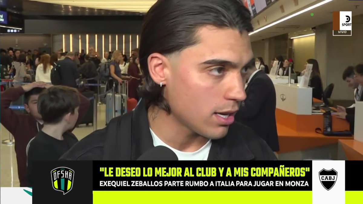 🗣️EXEQUIEL ZEBALLOS antes de irse a Italia: "Obvio, es un HASTA LUEGO, siempre".