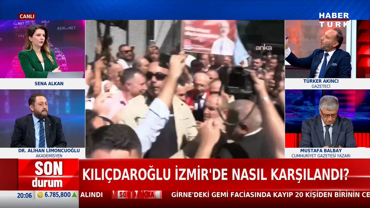 📌Kılıçdaroğlu İzmir'de nasıl karşılandı? Gazeteci Türker Akıncı #AçıkveNet’te değerlendirdi.