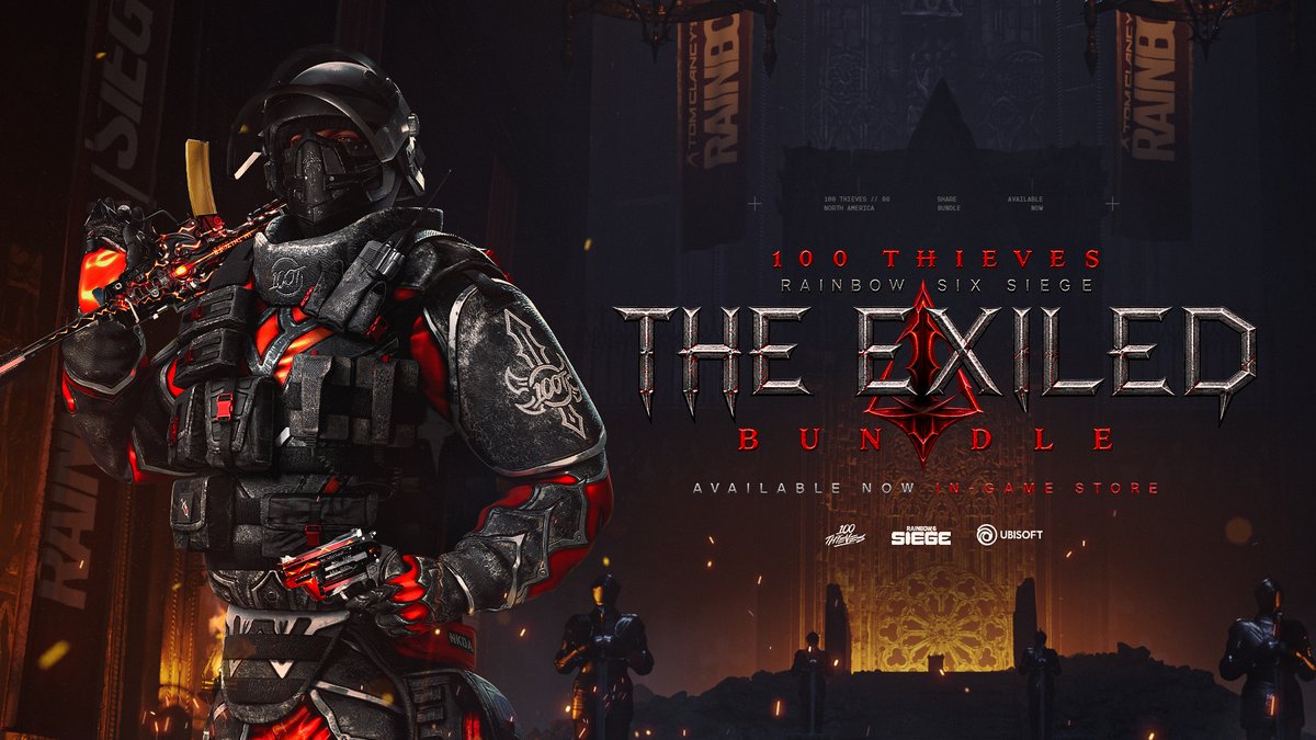 The final boss awaits. 100 Thieves x R6 full kit is available now.