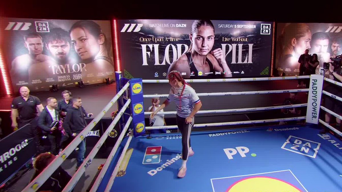 Andy Lee spots plenty of Flora Pili mistakes for Katie Taylor to exploit in a long workout 🍿 #TaylorPili | Sept 5 | Live on DAZN ▪️