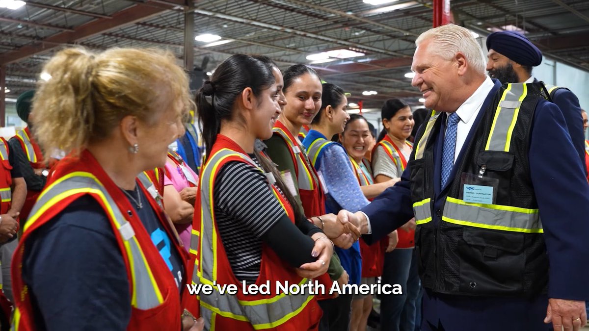 Ontario is leading North America in job creation. Since 2018, we’ve created over 1 million jobs, fuelled by more than $235 billion in new investment and a $12 billion reduction in the cost of doing business in the province. That’s how we’re protecting Ontario.