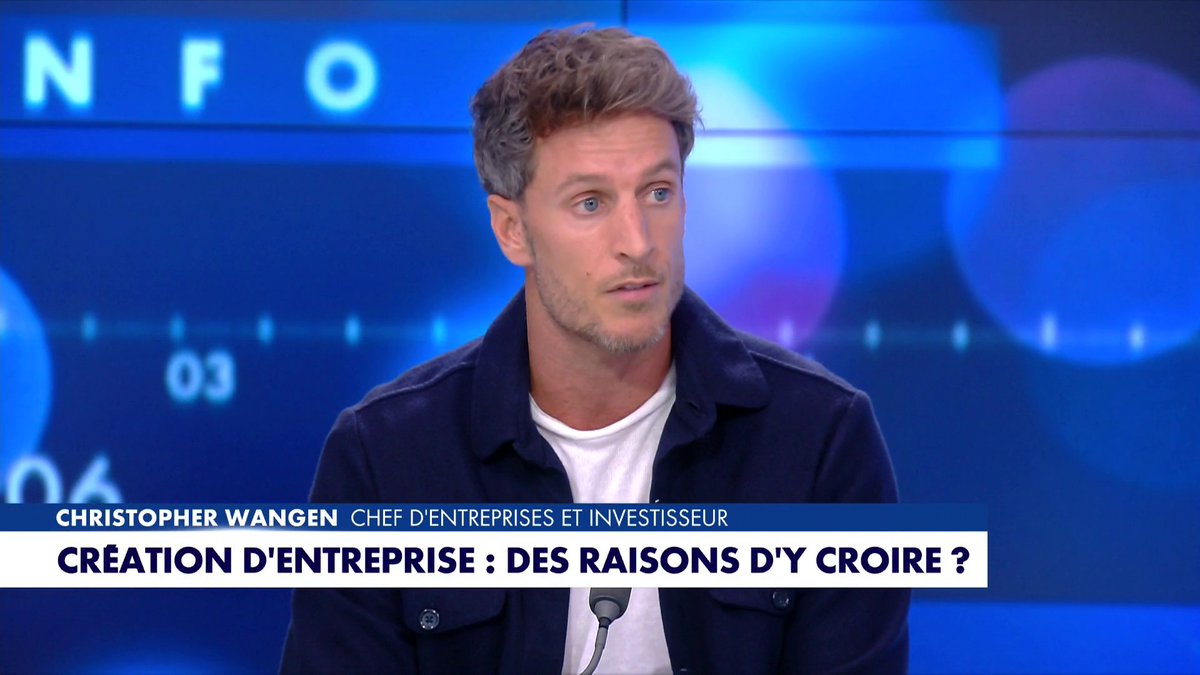 Interrogé sur ses raisons de croire en la création d'entreprise dans l'Hexagone, Christopher Wangen se veut optimiste : «C'est de plus en plus difficile d'investir et d'entreprendre en France, mais j'ai encore de l'espoir», dans #Facealinfo