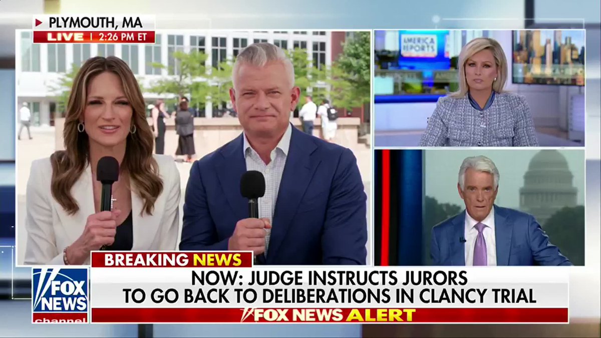 NOW: The judge in the Lindsay Clancy murder trial ordering jurors to continue deliberating once again after being told for a second time that they have been unable to reach a verdict. Donna Rotunno and Joshua Ritter break down the courtroom stalemate, pointing out that the possibility of a mistrial is becoming more likely. | America Reports