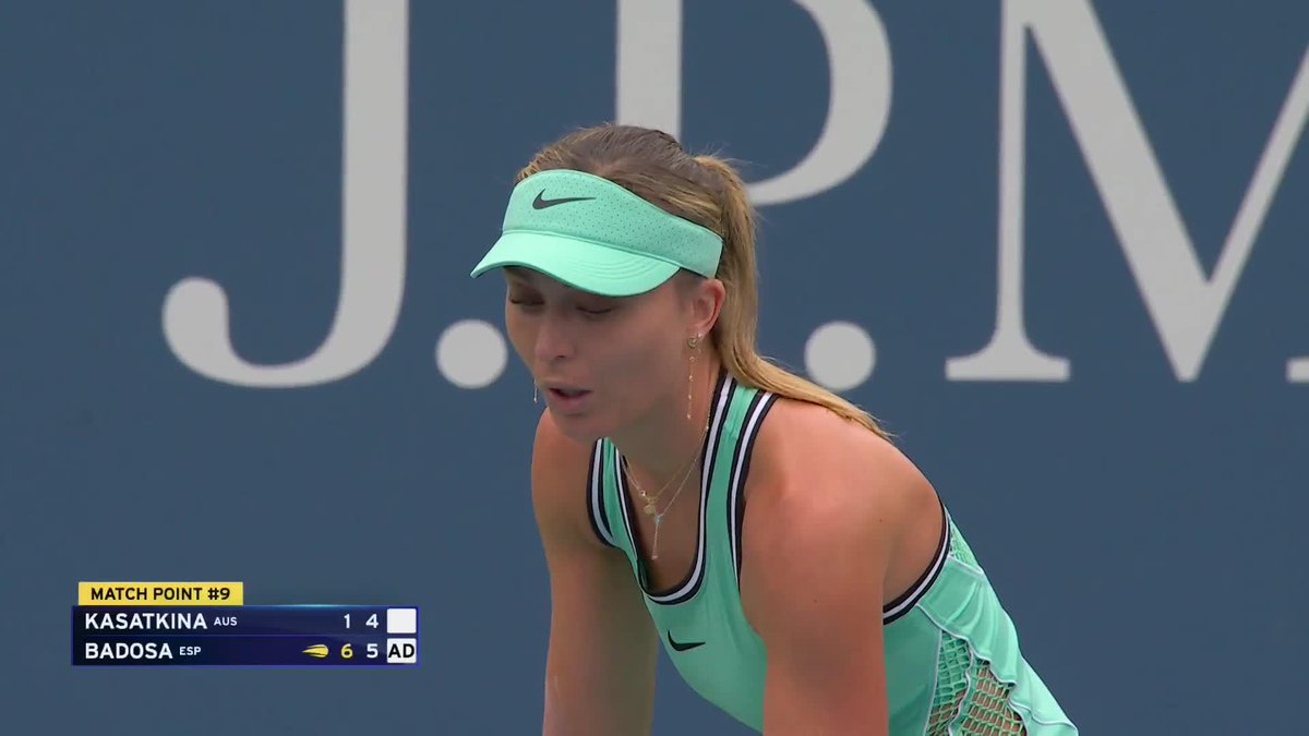 Huge congrats to Paula Badosa she puts in a really impressive performance to beat former Top 10 player Australian Daria Kasatkina 6-1 6-4. So good to see Paula looking mentally and physically strong again, she's a class act both on and off court! #USOpen