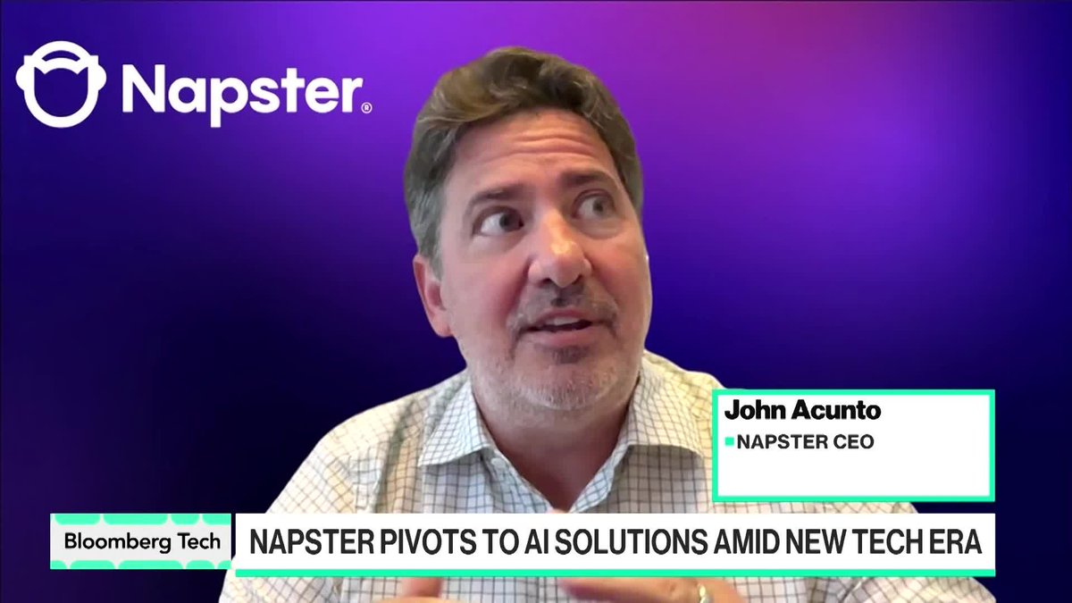 Remember Napster? The music disruptor of the dot-com era is back, this time betting on AI. CEO John Acunto explains why Napster is going from “streaming music to streaming intelligence”