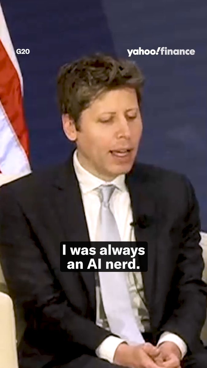 Sam Altman never thought he'd actually be able to work on AI. He almost gave up on it early in his career. One side quest later, and a watershed moment in 2012, would eventually lead to him creating OpenAI in 2015. "I was always an AI nerd ... I never like really thought I'd actually get to do it. I kind of can't believe this happened, " Sam Altman said at the G20 summit.