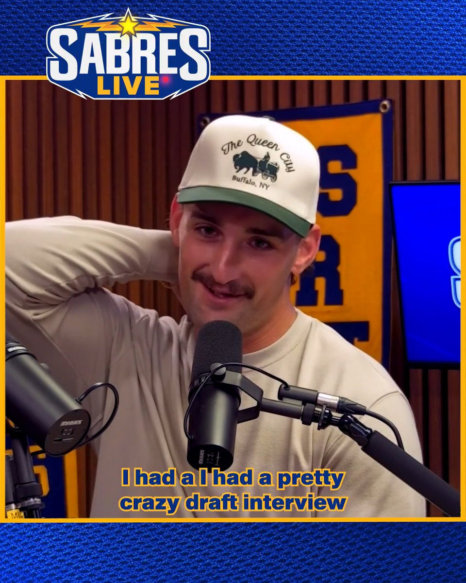 Dennis Gilbert took aim at Tim Murray and Canisius High School during his pre-draft interview with the Sabres 🎯 The 2014 St. Joe's grad did not hold back 😂 Watch Gibby's full chat from today's Sabres Live ➡️