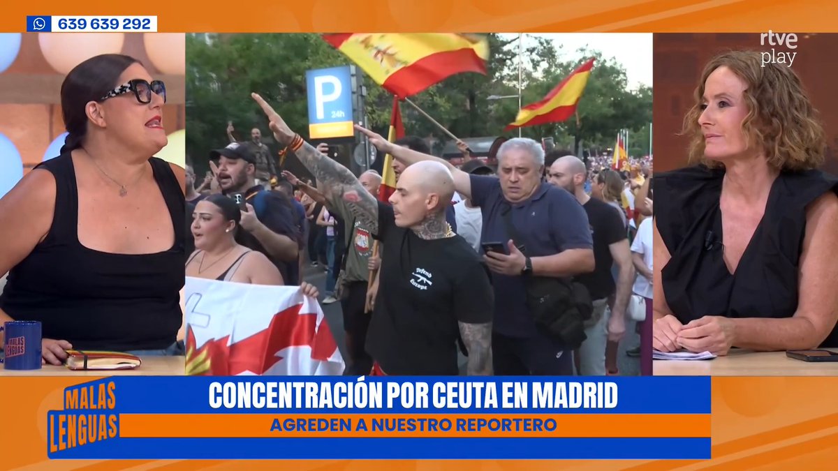 ‼️loreto ochando estalla ante las agresiones a periodistas: 🗣️ "Nos han puesto una diana en la espalda. No van a parar hasta que nos revienten la puta cabeza en directo" 🗣️ "El día que le partan la cara a un compañero y termine en el hospital nos echaremos la mano a la cabeza"