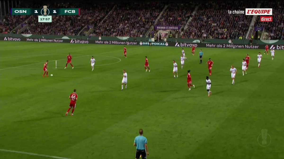 Harry Kane remet les pendules à l'heure et égalise fzace à Osnabrück ! Le match en direct > #lequipeFOOT