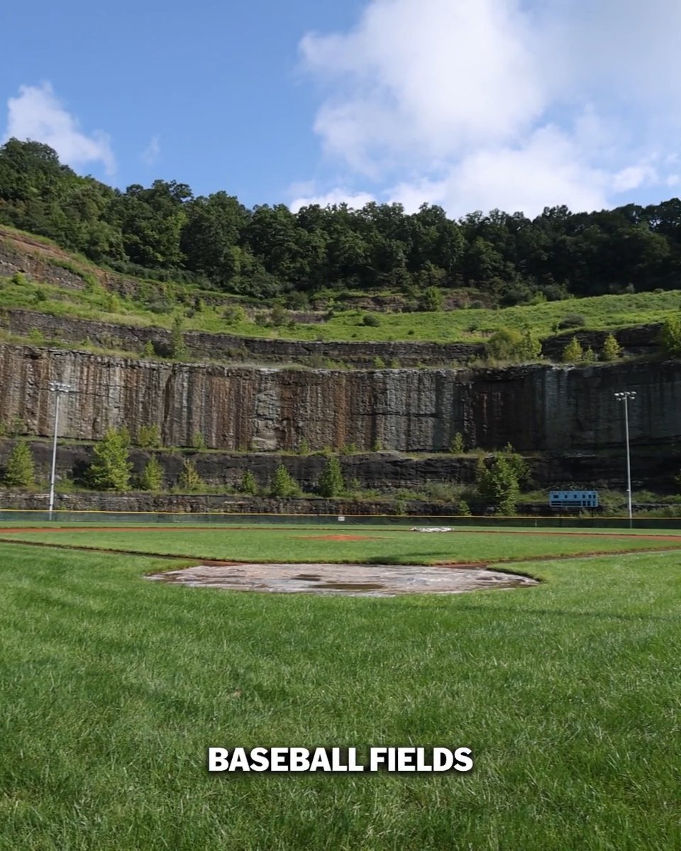 One of the most unique baseball fields in the country is literally on a mountain ⚾
