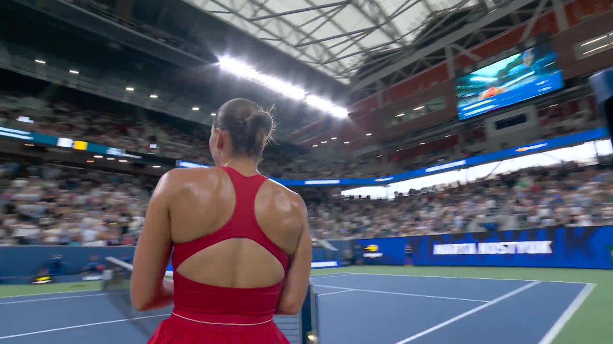 Tested but through ๐ช Marta Kostyuk works her way past Stephens to advance in NYC.