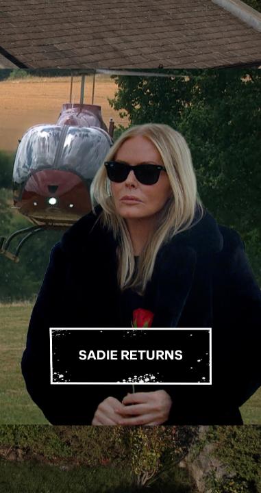 Sadie knows how to make an entrance 😎🚁 #Emmerdale